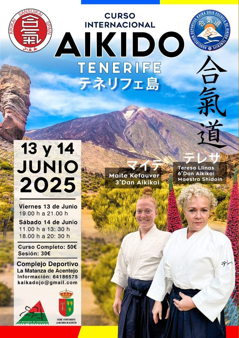 Cartel del evento: Curso Internacional Aikido (Tenerife)