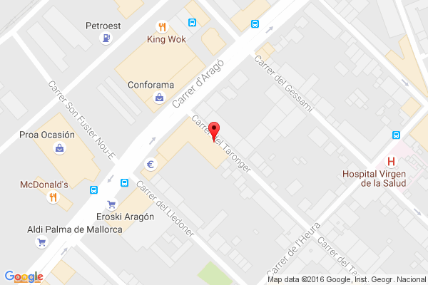 Map of Mallorca Aikido Club